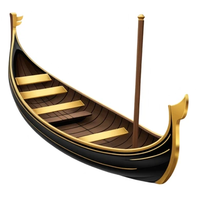 Ventian gondola sticker