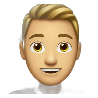 supermarket employee with fruit sticker