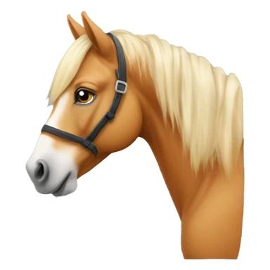 Haflinger horse sticker