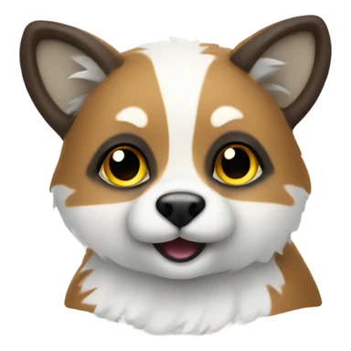 Cute winter theme animal  sticker