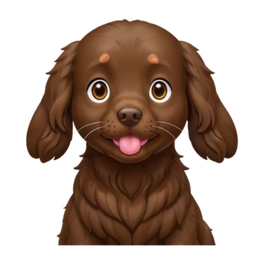 Boykin spaniel blowing kisses  sticker