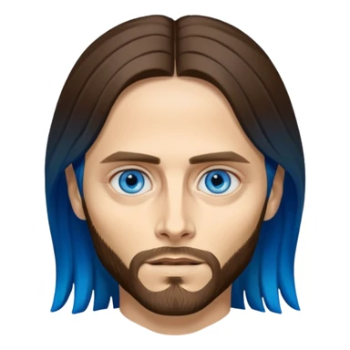 Jared Leto with blue eyes sticker