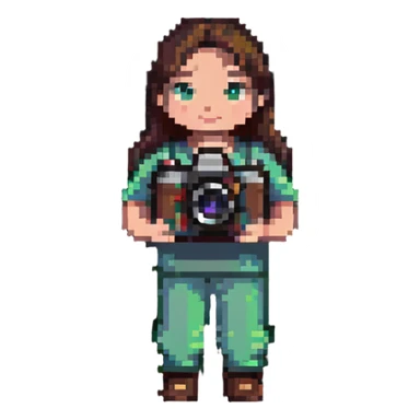 cinéaste tenant une caméra sticker