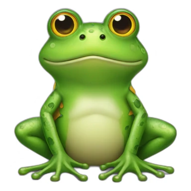 silly frog wearing a halloween costume sticker