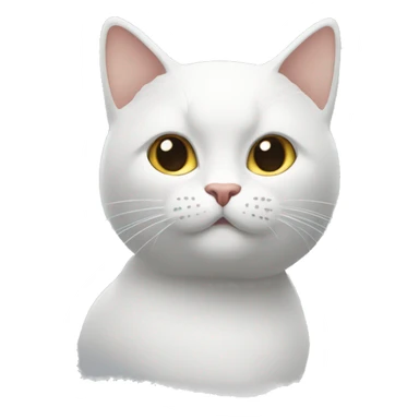 un chat obèse  sticker