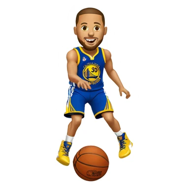 Steph Curry Basketball sticker