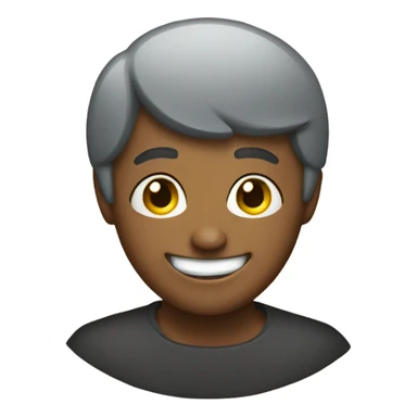 Cheerful circle sticker