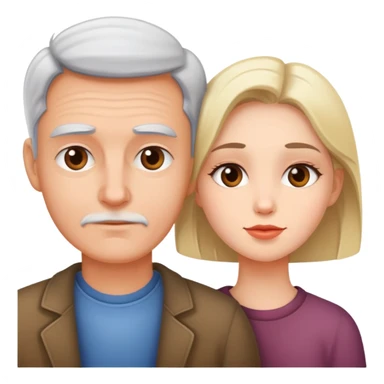 A girl and old bf  sticker