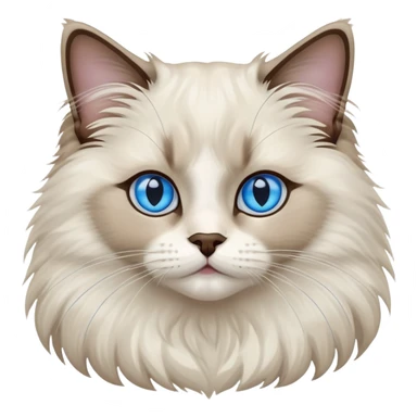 呢啲with No a Ragdoll cat sticker