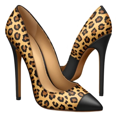 leopard print shoe sticker