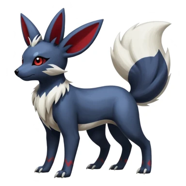 Umbreon-Mightyena-Absol-Minccino-Zangoose-fusion-hybrid-creature  sticker