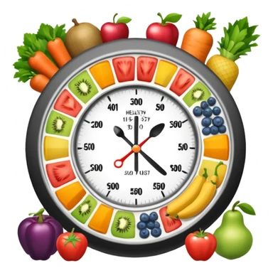 Weight loss menu sticker