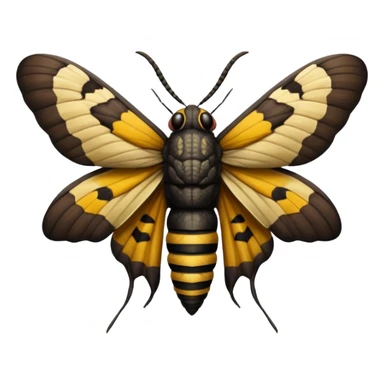 death's head hawk moth sticker