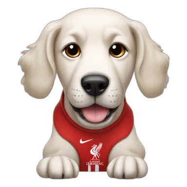 Liverpoolfc dog sticker
