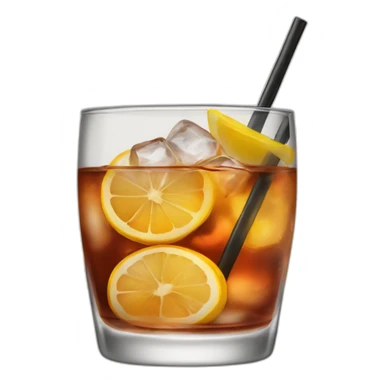 old fashioned cocktail sticker