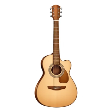 Acoustic guitar sticker