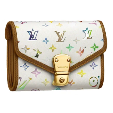 white louis vuitton wallet  sticker