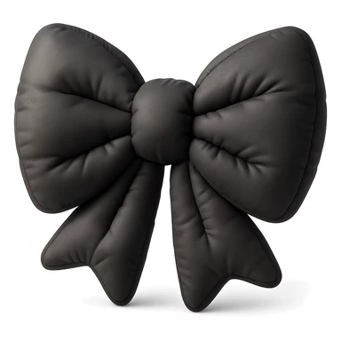 gothic bow, cushion style sticker