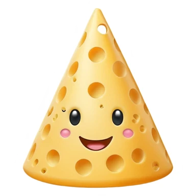 Cheese disco dancing with eyes sticker