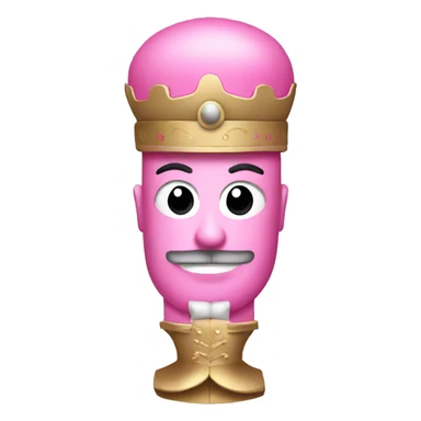 pink nutcracker sticker