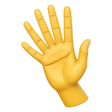 Please create a 3D emoji that shows the number 1 using fingers. I’d like it to resemble the iPhone emoji style! sticker