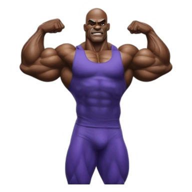 Ronnie Coleman Flexing muscles sticker