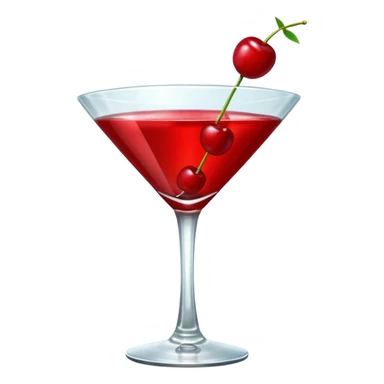cherry martini sticker