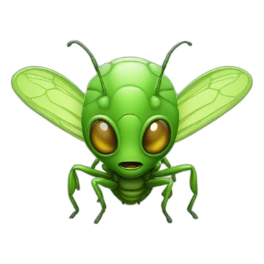 insect alien sticker