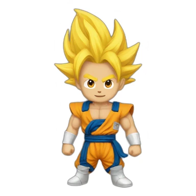 Super sayan sticker