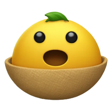 Una concha con una flecha amarilla  sticker