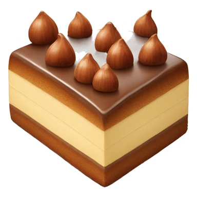 cake with chestnut sticker