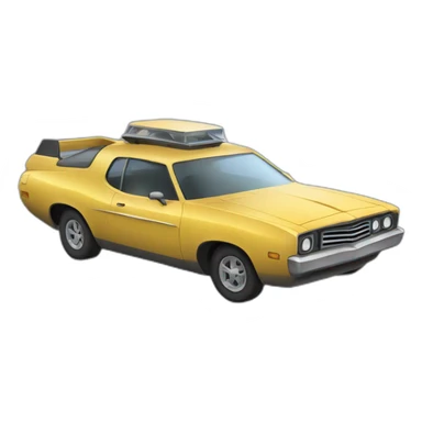 Teleporting car sticker