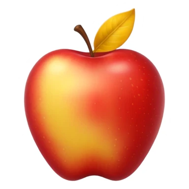 apple gala royal some yellow blush sticker