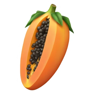 papaya fruit sticker