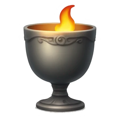 goblet with flame sticker