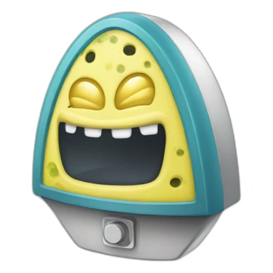 spongebob siren alarm sticker