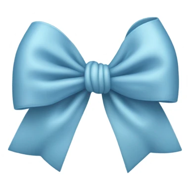 blue bow #f0ffff sticker