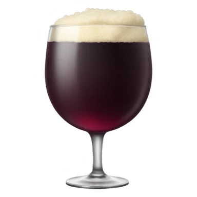 a red wine with full topping sticker