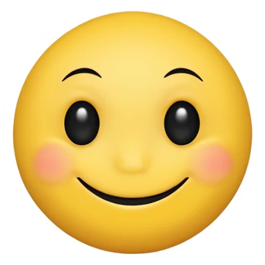 Smiley face with two really small dots as eyes  sticker