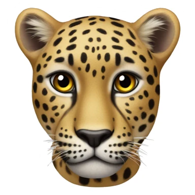 leopardo con ྀིྀི sticker