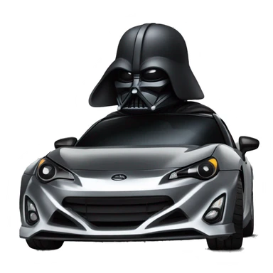 Darth Vader and Batman’s Scion FR-S  sticker