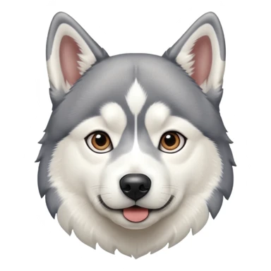 Chien husky sticker
