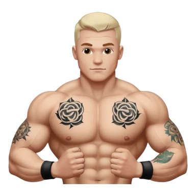 tattoo man, white skintone, more highlight the tattoo, body builder, tatto on chest. sticker