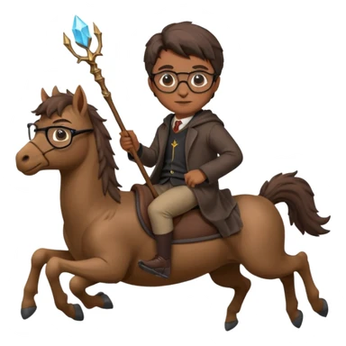 hippogriff and harry potter sticker