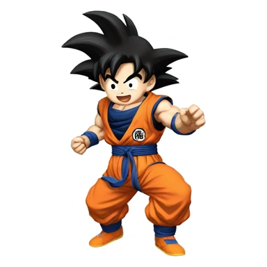 Goku qui boude  sticker