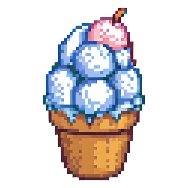 ice cream cup sticker