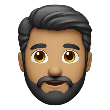 Hombre grande con barba gay sticker