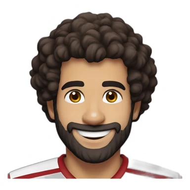 Mohamed Salah smile  sticker