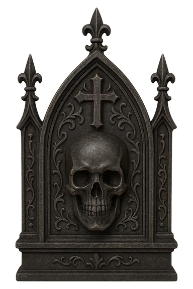 goth object, remove background  sticker