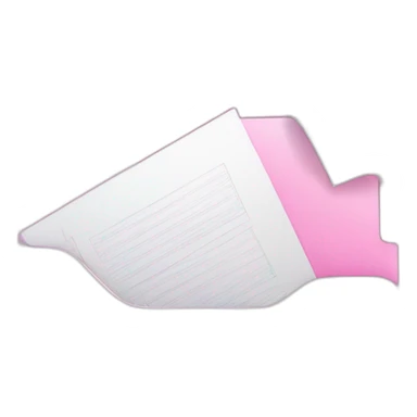 gradient pink shades folder with documents sticker